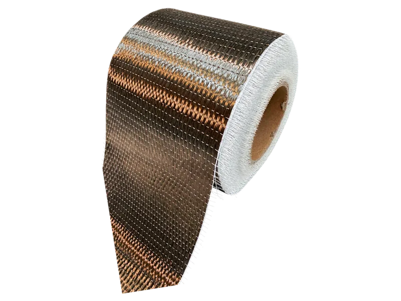バサルトクロス 幅150mm×50m巻・目付310g/m²のコンクリート補強用強化繊維